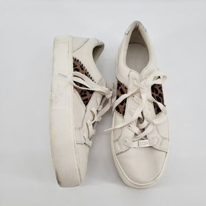 Ugg Dinale exotic leather sneakers 9 white